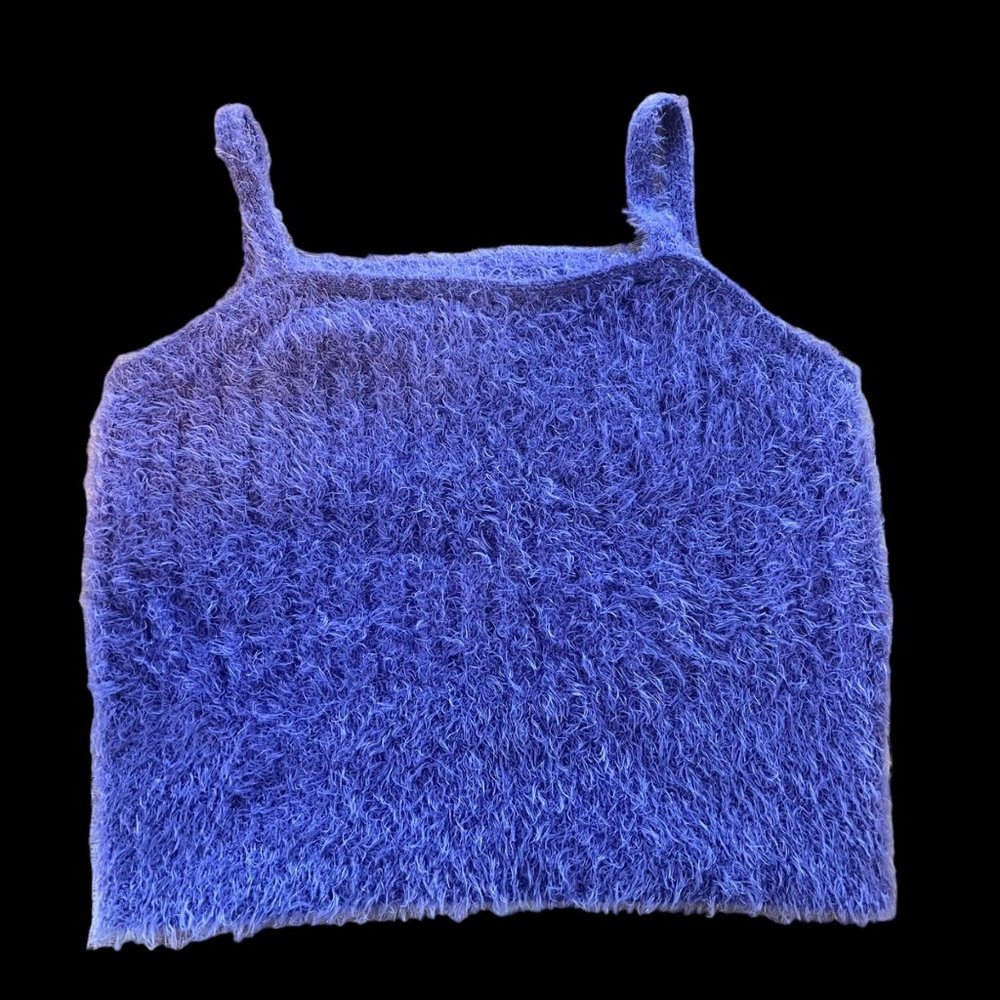 Design History Eyelash Y2K Purple Tank Top L